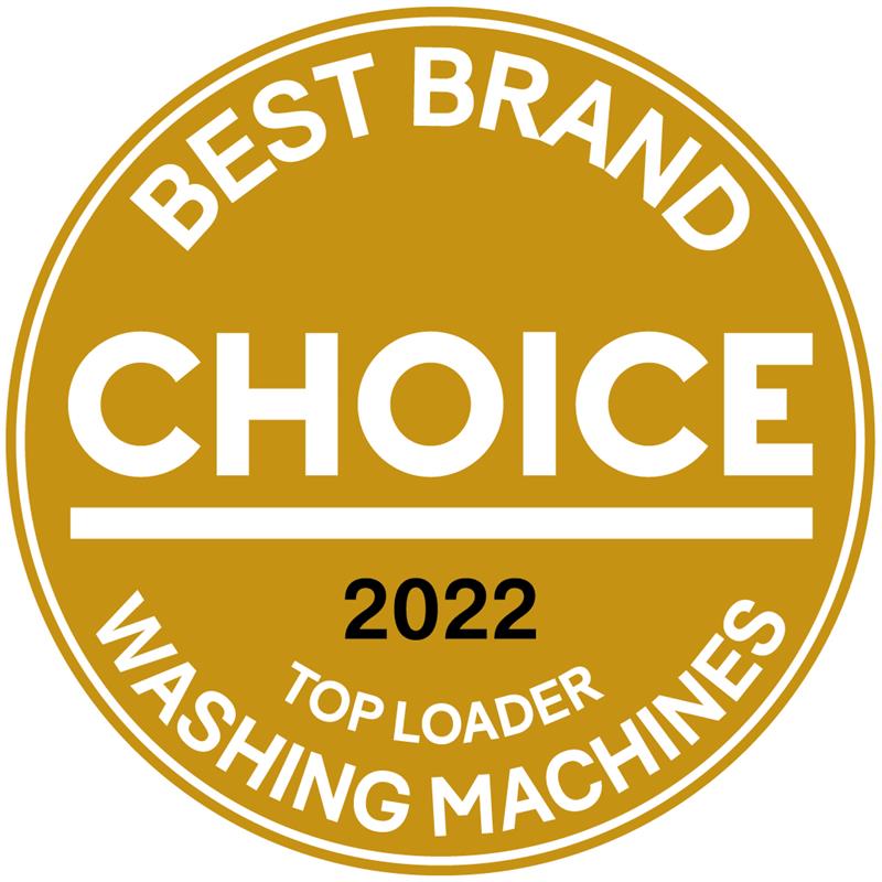 CHOICE Australia's Best Top Load Brand 2022